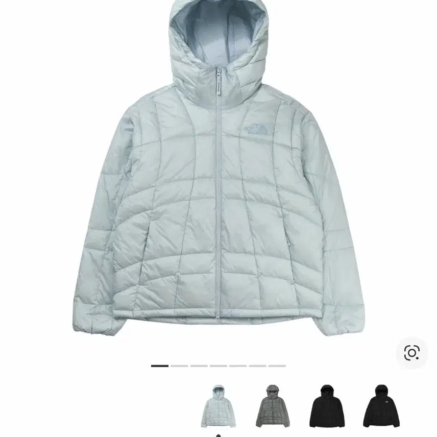 [BUNJANG] The North Face Wave LT On Light Blue Lightweight Padded Jacket / 노스페이스 웨이브 LT 온 라이트 블루 경량 패딩