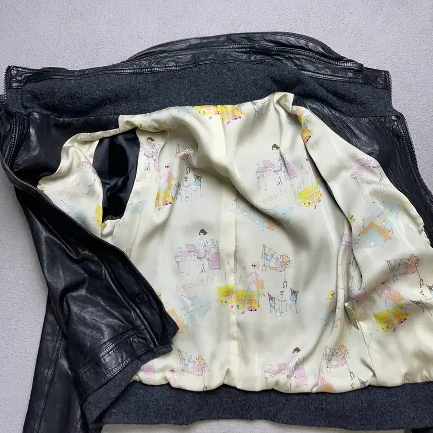 [BUNJANG] Leather Jacket / [66] 여성 양가죽자켓 - 레더자켓