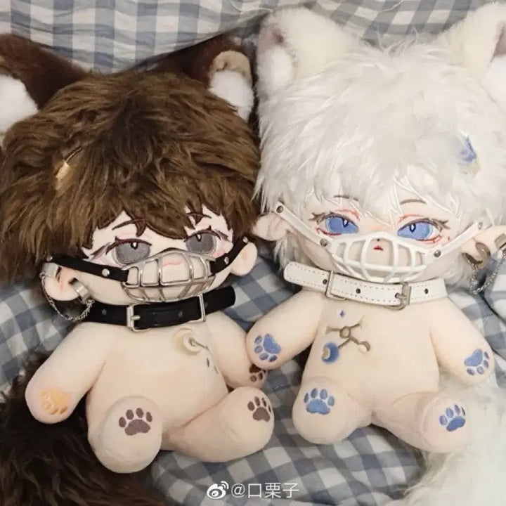 [BUNJANG] 20cm Unnamed Cotton Doll (White Hair) / 무속성 20cm 솜인형 솜깅