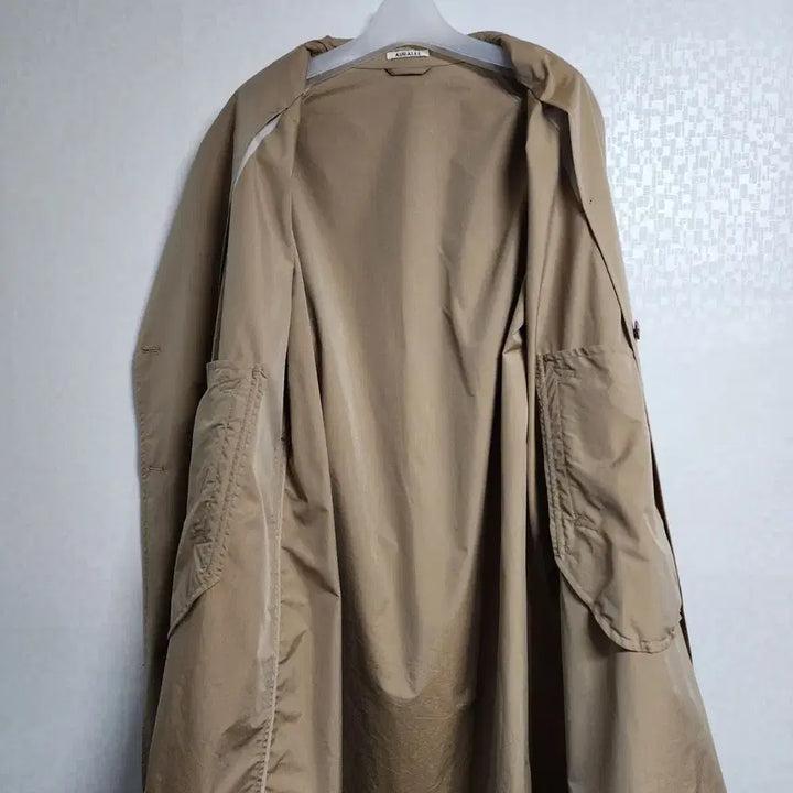 [BUNJANG] Auralee Big Trench Coat Beige / [5] 오라리 / 빅 트렌치 코트 베이지