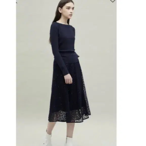 [BUNJANG] Obzee Sequin Detail Knit Dress / 오브제 obzee 시퀸 디테일 니트 원피스 66  사이즈 정품