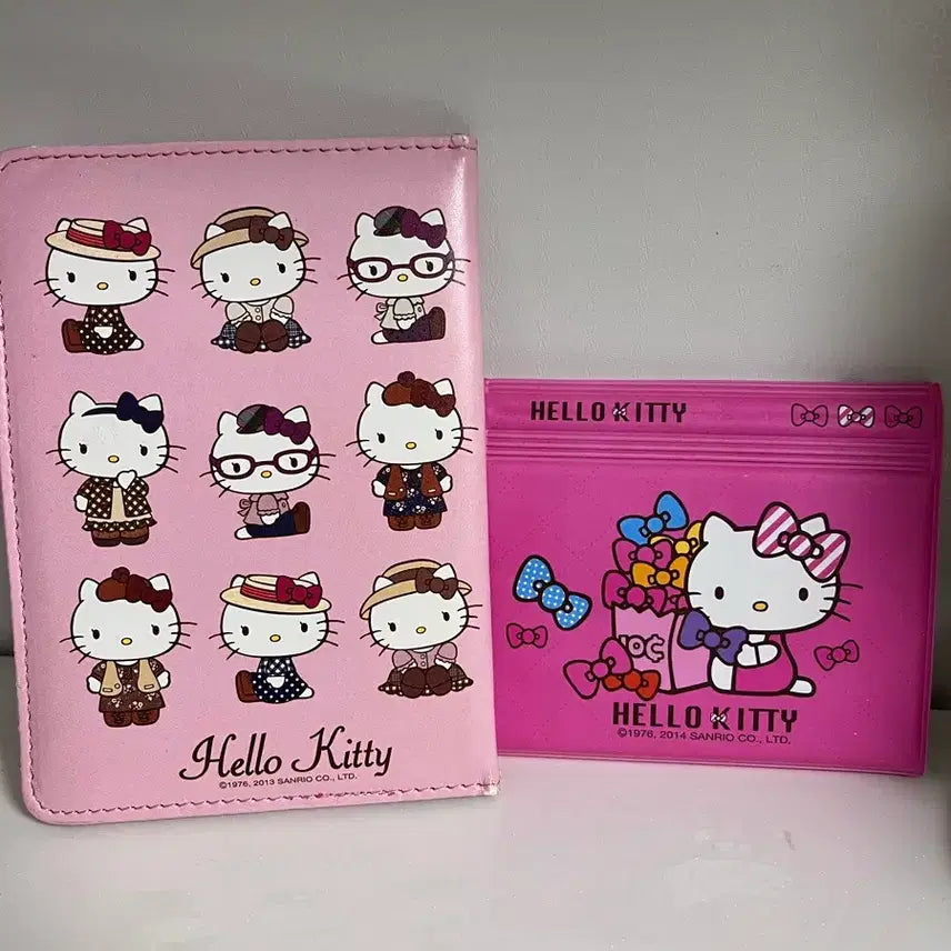 [BUNJANG] Hello Kitty Passport Case, Card Wallet &amp; Binder Set / 고전 헬로키티 여권케이스, 카드지갑 바인더 세트