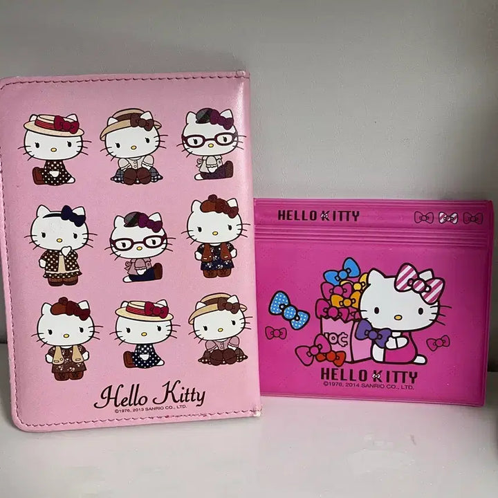 [BUNJANG] Hello Kitty Passport Case, Card Wallet &amp; Binder Set / 고전 헬로키티 여권케이스, 카드지갑 바인더 세트