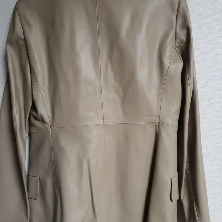 [BUNJANG] Mongttotto Beige Lambskin Jacket (S) / 몽또또 베이지 램스킨 자켓 S사이즈