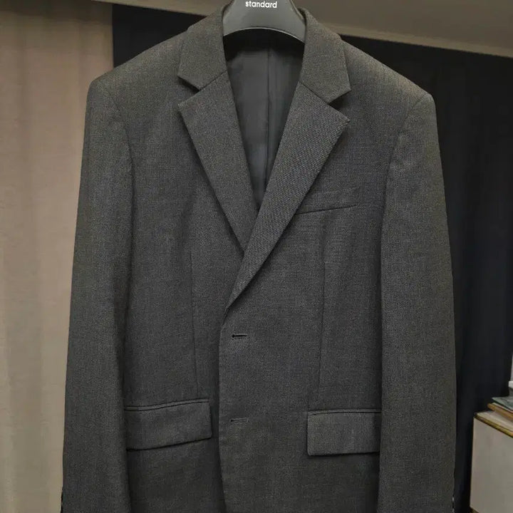 [BUNJANG] Musinsa Standard Wool Blend Relaxed Basic Blazer / 무신사스탠다드 / 울 블렌드 릴렉스드 베이식 블레이저 [미디엄그레이] /