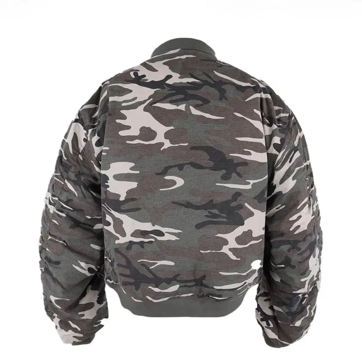 [BUNJANG] Awende Camo Bomber Jacket / [2] 어웬드 카모 봄버