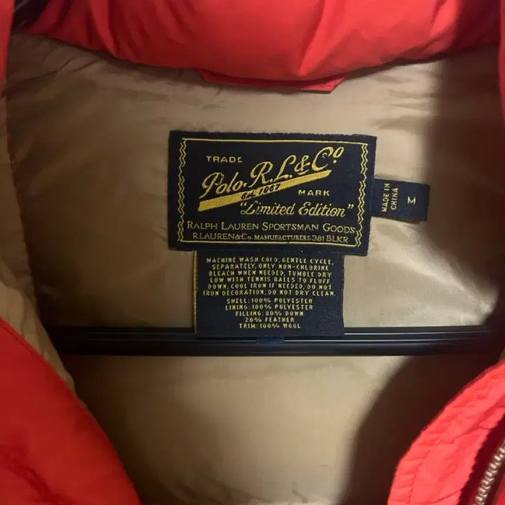 [BUNJANG] Polo Yukon Orange Sunfade Down Jacket (M) / (마지막가격)폴로 유콘 오렌지 썬페이드 다운자켓(m)