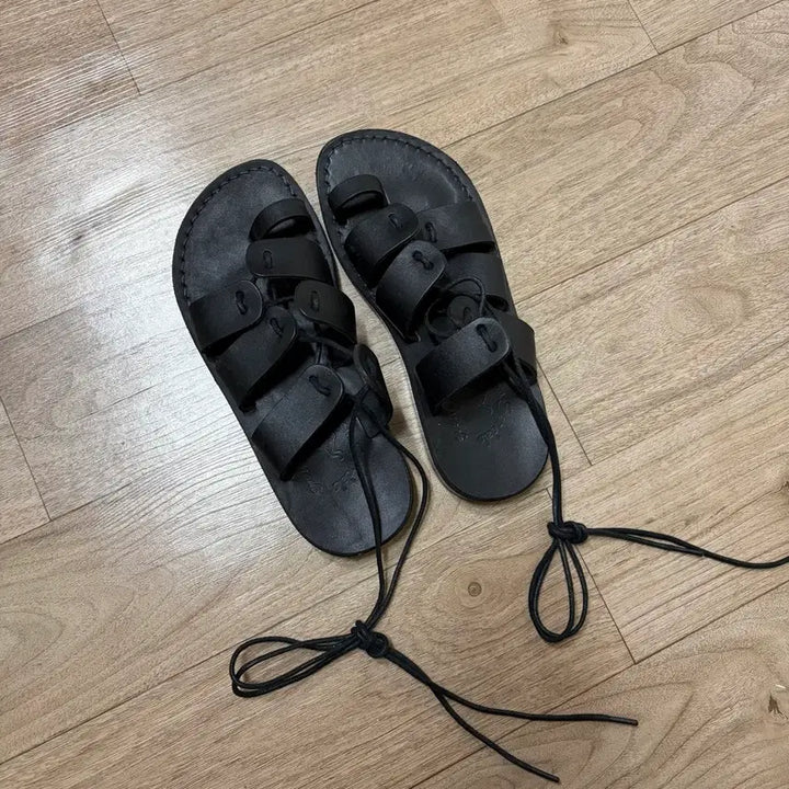 [BUNJANG] Jerusalem Sandals Deborah Black Sandals / 예루살렘 샌들 데보라 블랙 235