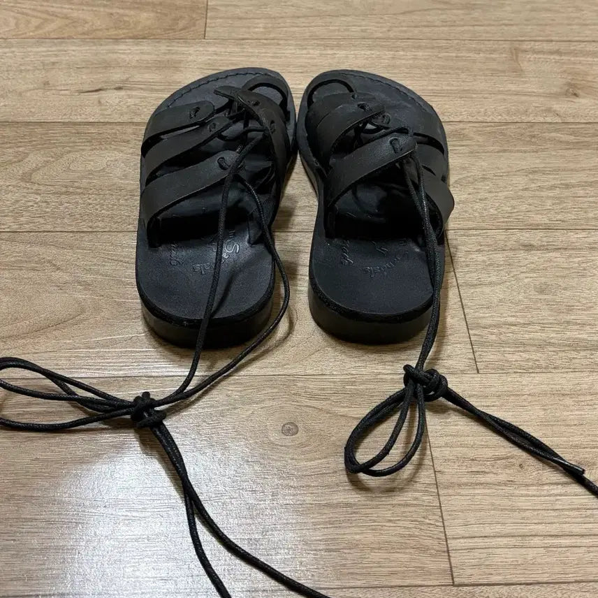 [BUNJANG] Jerusalem Sandals Deborah Black 235 / 예루살렘 샌들 데보라 블랙 235