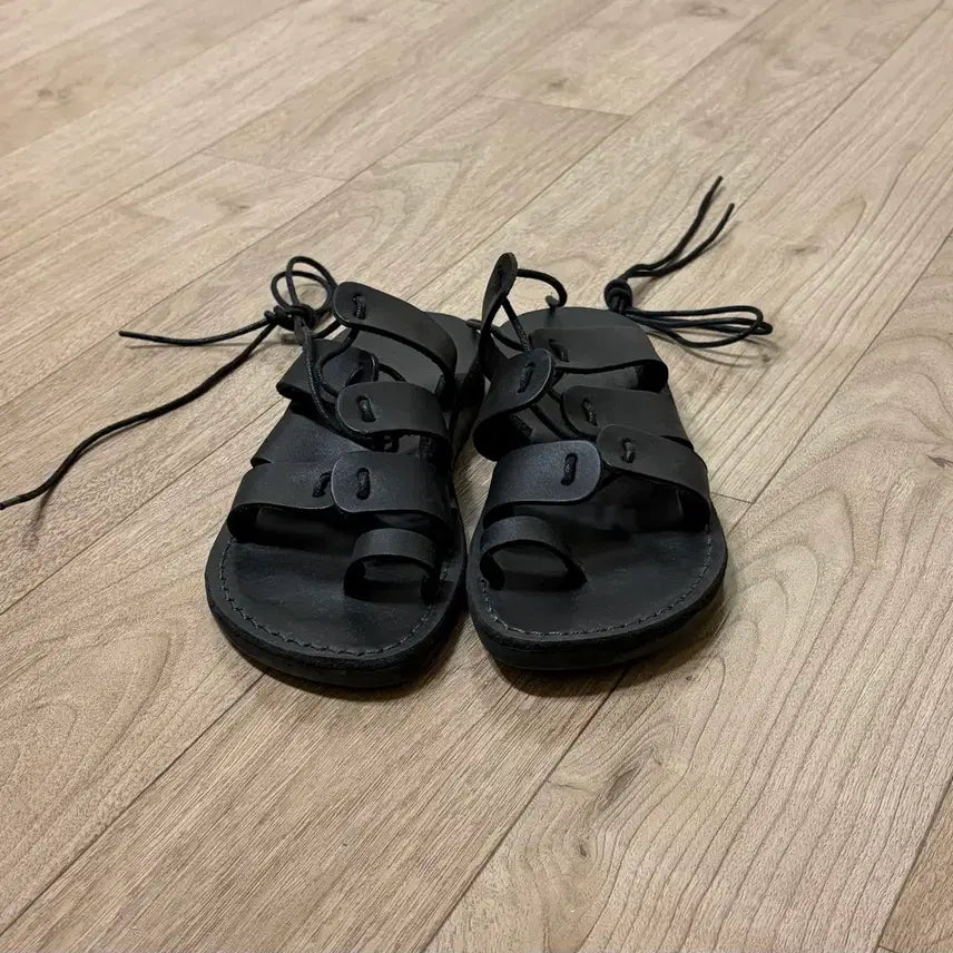 [BUNJANG] Jerusalem Sandals Deborah Black Sandals / 예루살렘 샌들 데보라 블랙 235