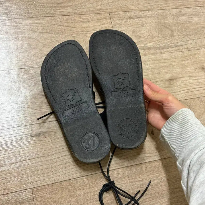 [BUNJANG] Jerusalem Sandals Deborah Black Sandals / 예루살렘 샌들 데보라 블랙 235