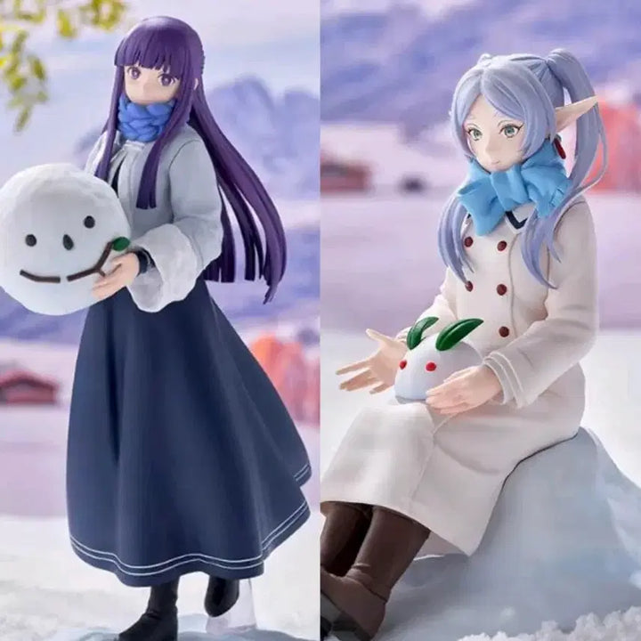 [BUNJANG] Frieren Frieren & Fern Snow Play Figure / 세가 장송의 프리렌 xstellar 프리렌 페른 눈놀이 피규어