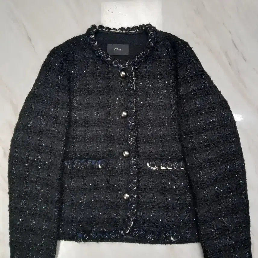 [BUNJANG] O2nd Tweed Jacket / [파격가 좋습니다] O2nd 여성 트위드 자켓 82-94-160 사이즈