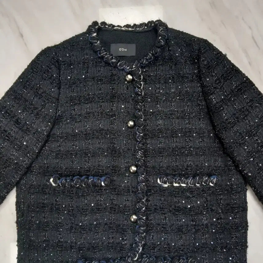 [BUNJANG] O2nd Tweed Jacket / [파격가 좋습니다] O2nd 여성 트위드 자켓 82-94-160 사이즈