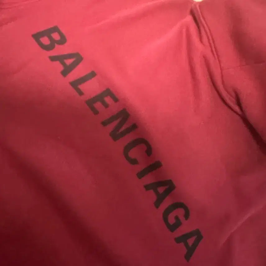 [BUNJANG] Balenciaga Hoodie Red M / 발렌시아가 후드 red, M 사이즈