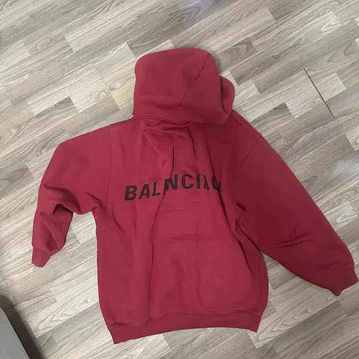 [BUNJANG] Balenciaga Hoodie Red M / 발렌시아가 후드 red, M 사이즈