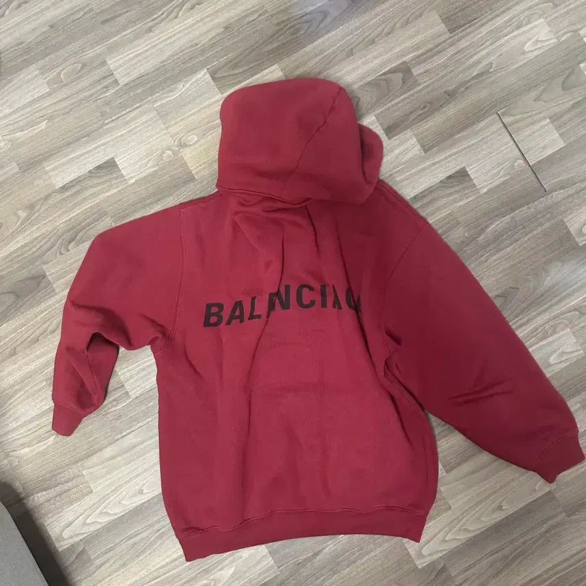 [BUNJANG] Balenciaga Hoodie Red M / 발렌시아가 후드 red, M 사이즈