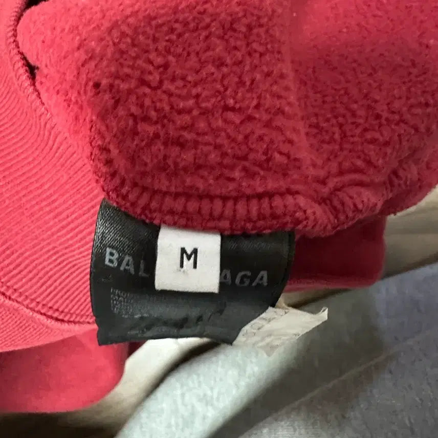 [BUNJANG] Balenciaga Hoodie Red M / 발렌시아가 후드 red, M 사이즈