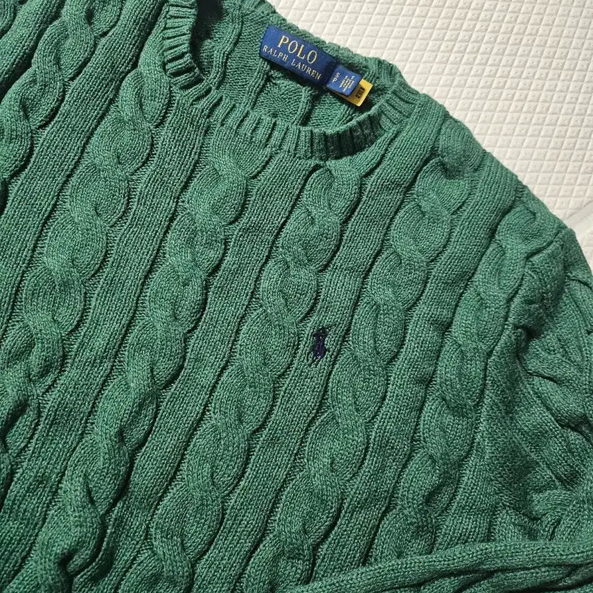 [BUNJANG] Cable Knit Sweater / [폴로] 케이블 니트