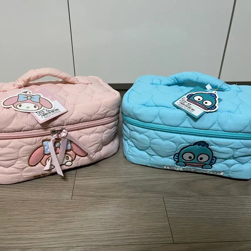 [BUNJANG] Sanrio Han-gyo-dong My Melody Cosmetic Pouch Set / 정품 산리오 한교동 마이멜로디 화장품파우치 여행용가방 도시락