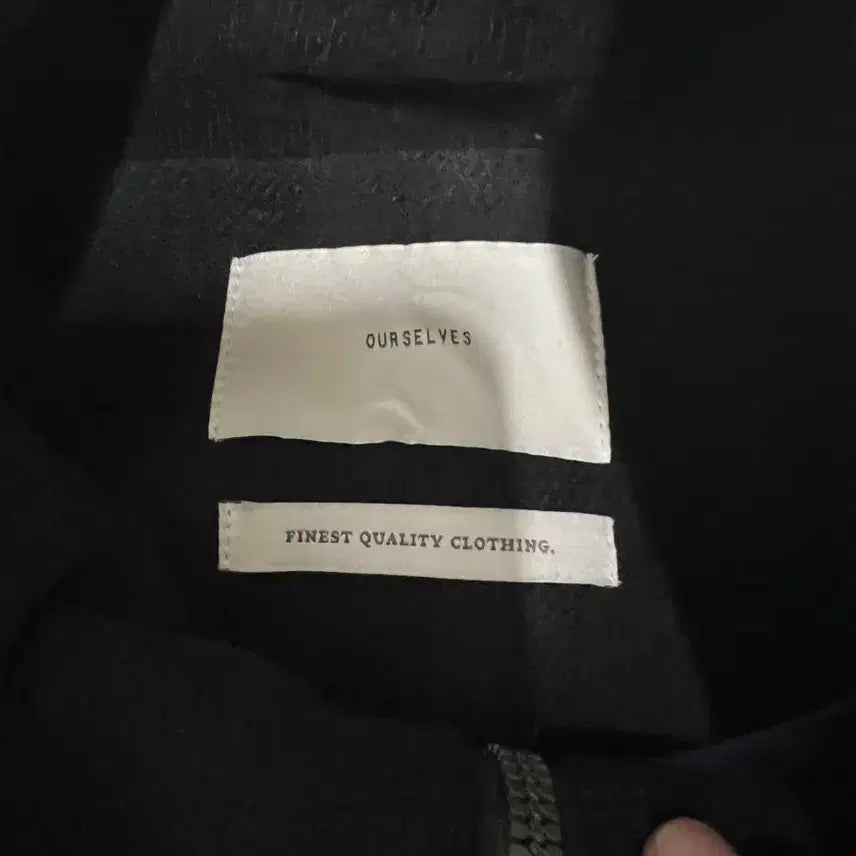 [BUNJANG] Ourselfs 24FW Check Wool Car Coat - Size 1 / 아워셀브스 24fw 체크 울 카코트 1사이즈 판매