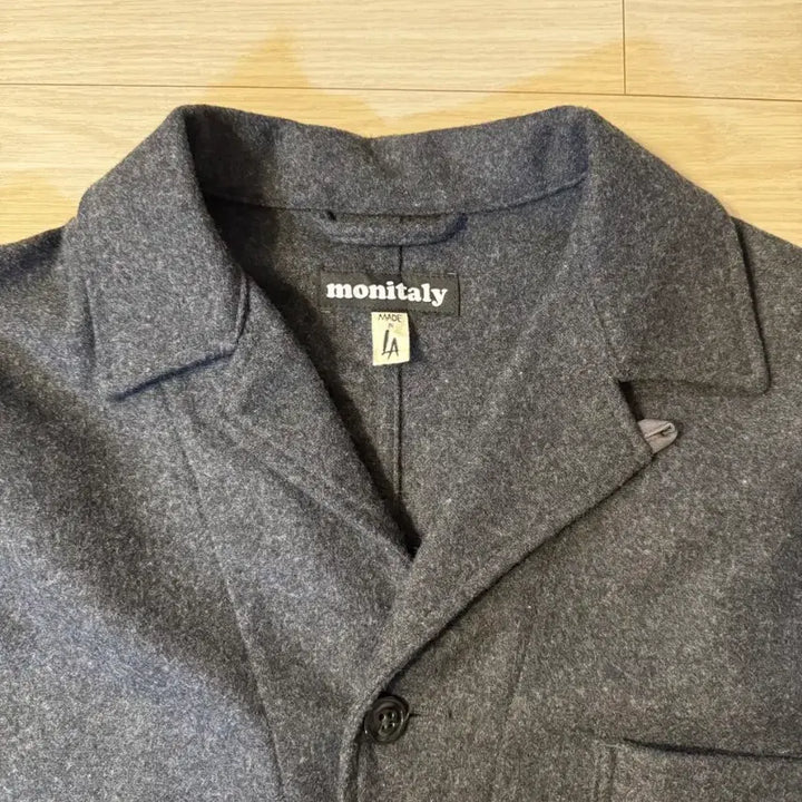 [BUNJANG] Monitaly Blazer Jacket Gray Size 40 / 모니탈리 monitaly 울 블레이저 자켓 그레이 40사이즈