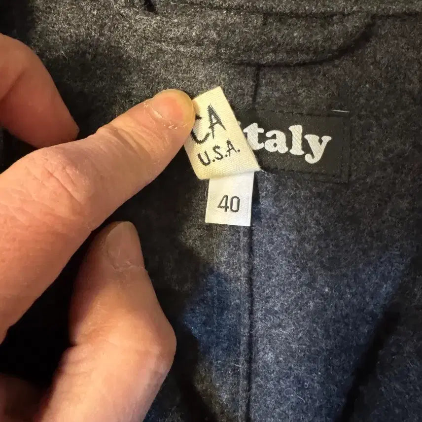 [BUNJANG] Monitaly Blazer Jacket Gray Size 40 / 모니탈리 monitaly 울 블레이저 자켓 그레이 40사이즈