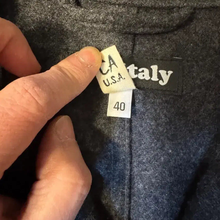 [BUNJANG] Monitaly Blazer Jacket Gray Size 40 / 모니탈리 monitaly 울 블레이저 자켓 그레이 40사이즈