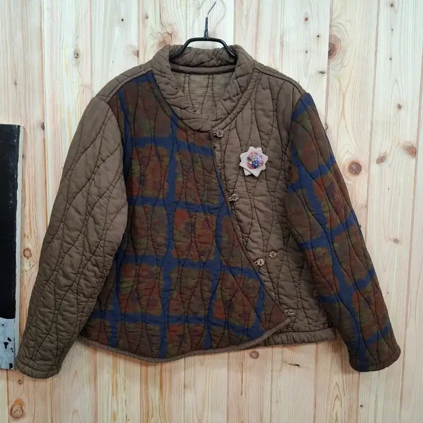 [BUNJANG] Asymmetric Quilted Jacket / 사선 여밈  누빔 자켓