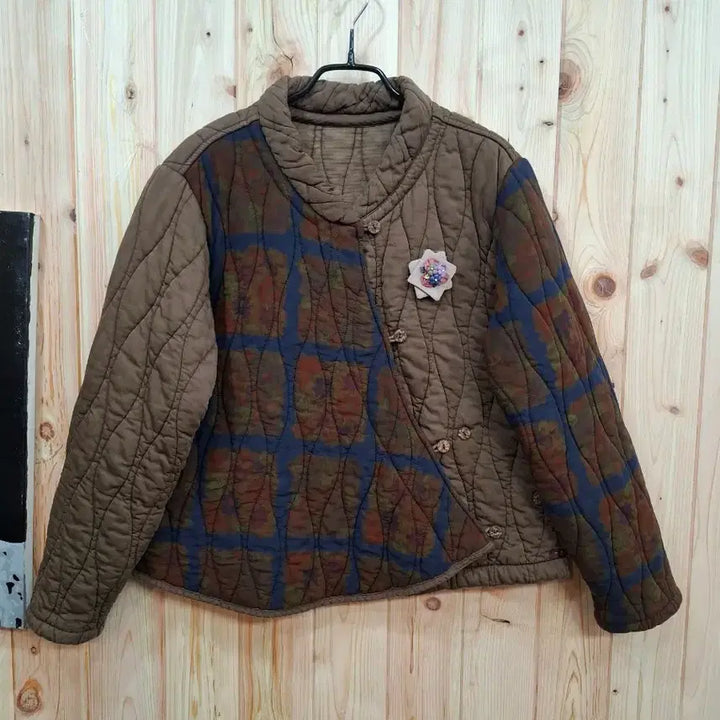 [BUNJANG] Asymmetric Quilted Jacket / 사선 여밈  누빔 자켓