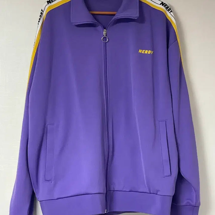 [BUNJANG] NERDY Purple Training Set Size L / 널디 트레이닝 복 세트 퍼플