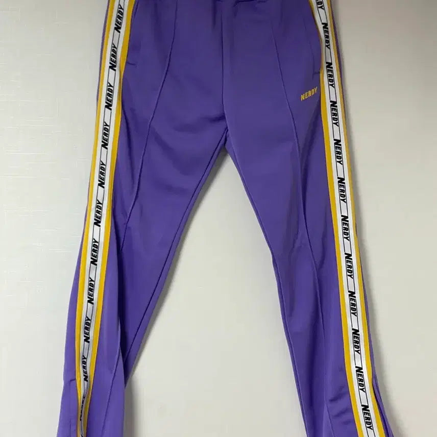 [BUNJANG] NERDY Purple Training Set Size L / 널디 트레이닝 복 세트 퍼플