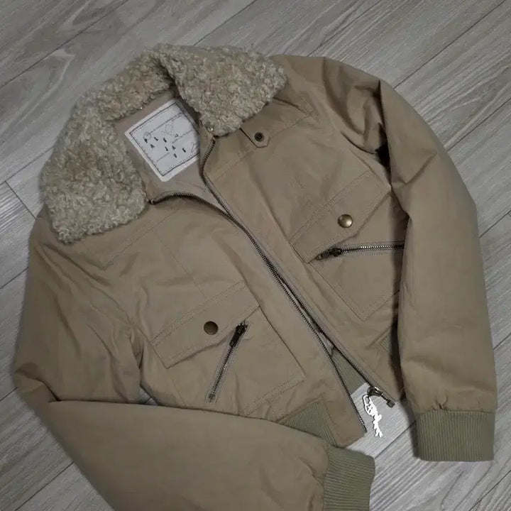 [BUNJANG] Pale Jade Bomber Jacket Beige / 페일제이드 봄버자켓 베이지
