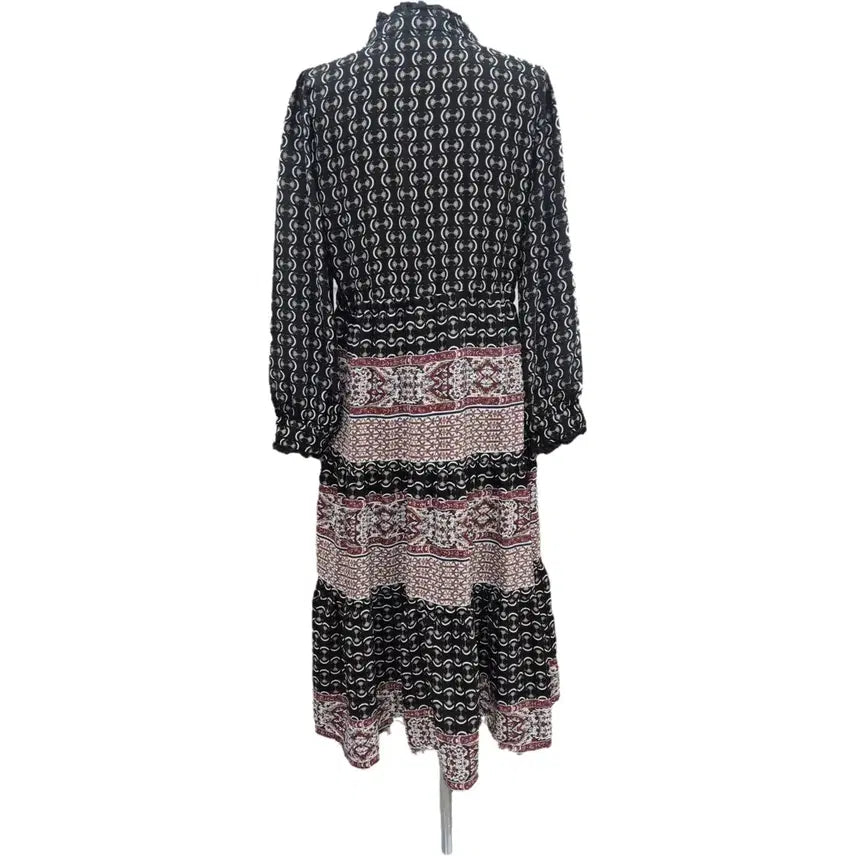 [BUNJANG] Patterned Long Dress / 패턴 롱 원피스