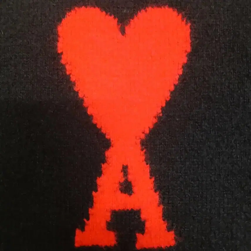 [BUNJANG] BTS Unisex Wool Big Heart Knit Sweater M / [정품 파격가] 아미 남성 여성공용 울 100% 빅하트 니트 M 사이즈