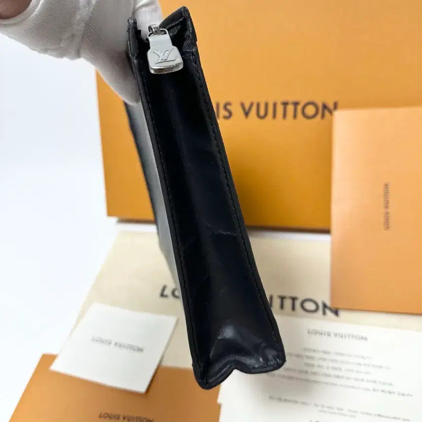 [BUNJANG] Louis Vuitton Eclipse Pochette Voyage Clutch / (정품)(풀구성)루이비통 이클립스 포쉐트 보야주 클러치
