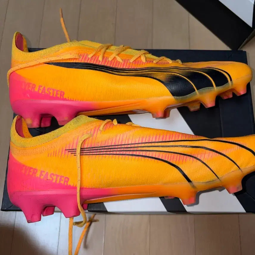 [BUNJANG] Puma Ultra Ultimate FG/AG Orange Soccer Cleats / [300] 푸마 울트라 얼티메이트 FG/AG 오렌지