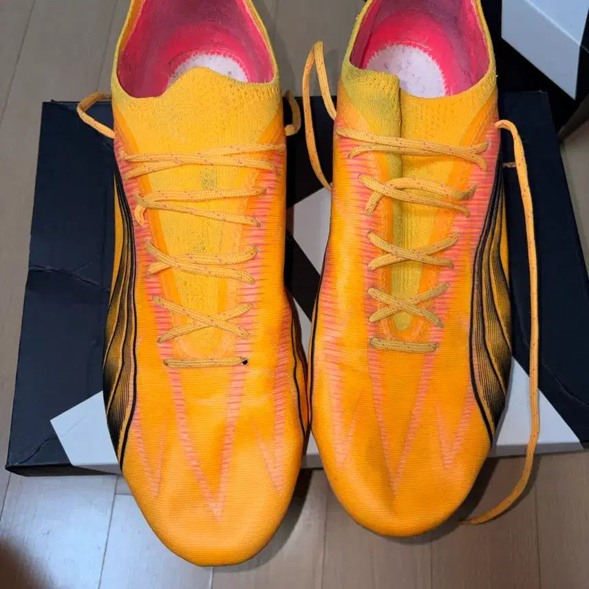 [BUNJANG] Puma Ultra Ultimate FG/AG Orange Soccer Cleats / [300] 푸마 울트라 얼티메이트 FG/AG 오렌지