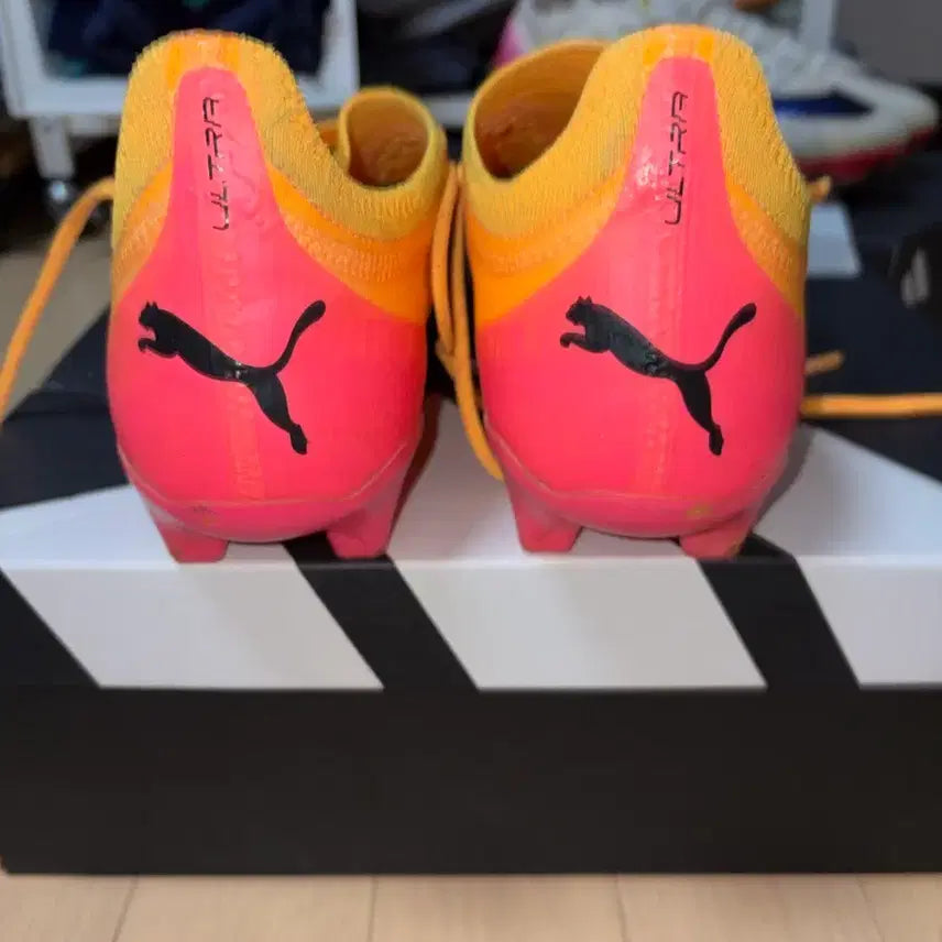[BUNJANG] Puma Ultra Ultimate FG/AG Orange Soccer Cleats / [300] 푸마 울트라 얼티메이트 FG/AG 오렌지