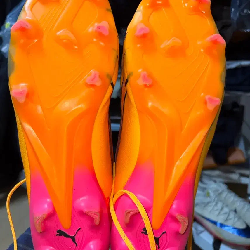 [BUNJANG] Puma Ultra Ultimate FG/AG Orange Soccer Cleats / [300] 푸마 울트라 얼티메이트 FG/AG 오렌지