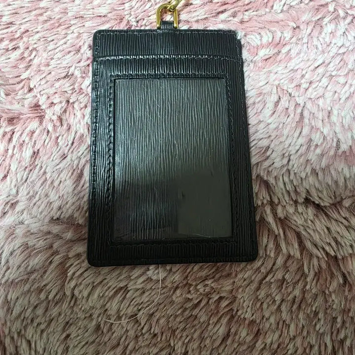 [BUNJANG] Prada Card Holder Necklace / 프라다 블랙 카드 홀더 목걸이(정품)