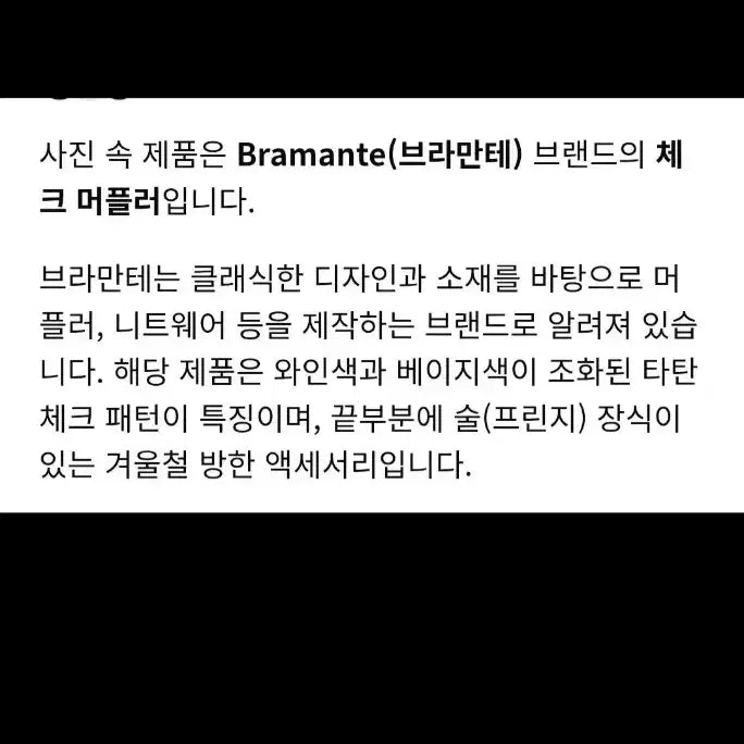 [BUNJANG] Bramante Checkered Scarf / JAPAN 브라만테 체크 머플러 모100%