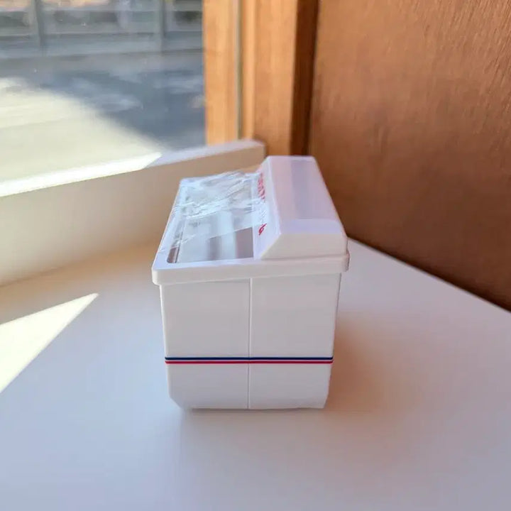 [BUNJANG] Japanese Ice Cream Freezer Case and Bench Miniature Set / 일본 아이스크림 냉동고 케이스와 벤치 미니어쳐 세트