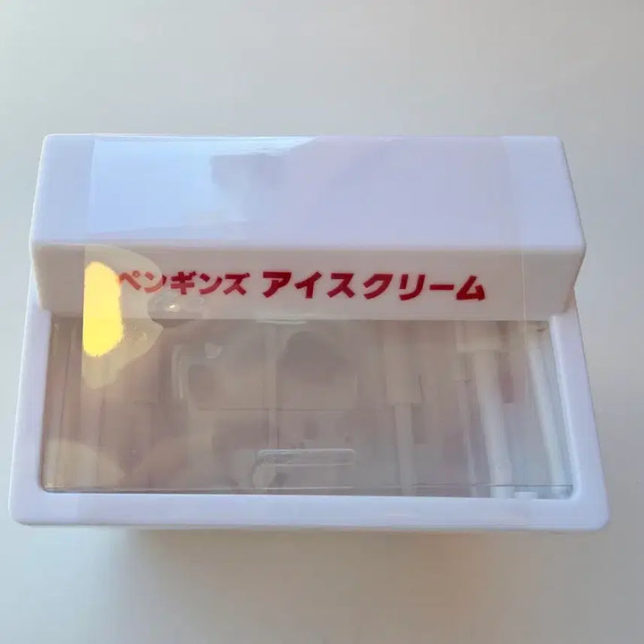 [BUNJANG] Japanese Ice Cream Freezer Case and Bench Miniature Set / 일본 아이스크림 냉동고 케이스와 벤치 미니어쳐 세트
