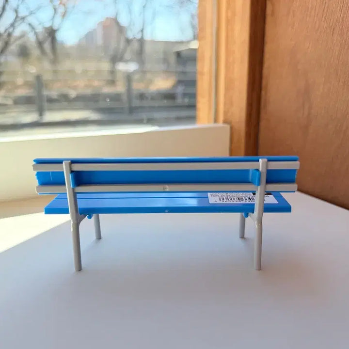 [BUNJANG] Japanese Ice Cream Freezer Case and Bench Miniature Set / 일본 아이스크림 냉동고 케이스와 벤치 미니어쳐 세트