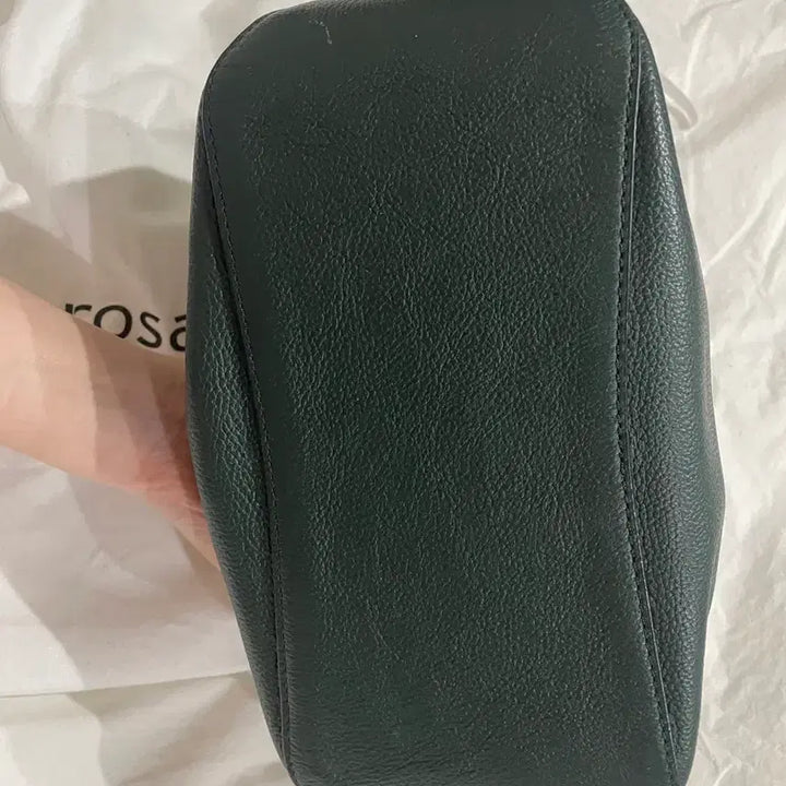 [BUNJANG] rosa.k Melrose Drawstring Bucket Bag / rosa.k 로사케이 멜로즈 드로우스트링 버킷백 숄더백 복조리백 다크그린