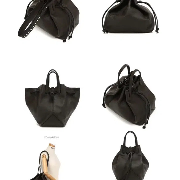 [BUNJANG] rosa.k Melrose Drawstring Bucket Bag / rosa.k 로사케이 멜로즈 드로우스트링 버킷백 숄더백 복조리백 다크그린