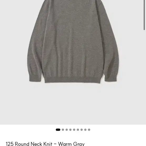 [BUNJANG] My Library Round Neck Knit Warm Gray L / [판매] 마이라이브러리 라운드넥 니트 Warm Gray L사이즈