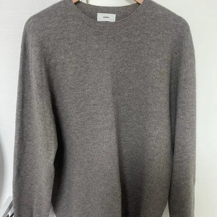 [BUNJANG] My Library Round Neck Knit Warm Gray L / [판매] 마이라이브러리 라운드넥 니트 Warm Gray L사이즈