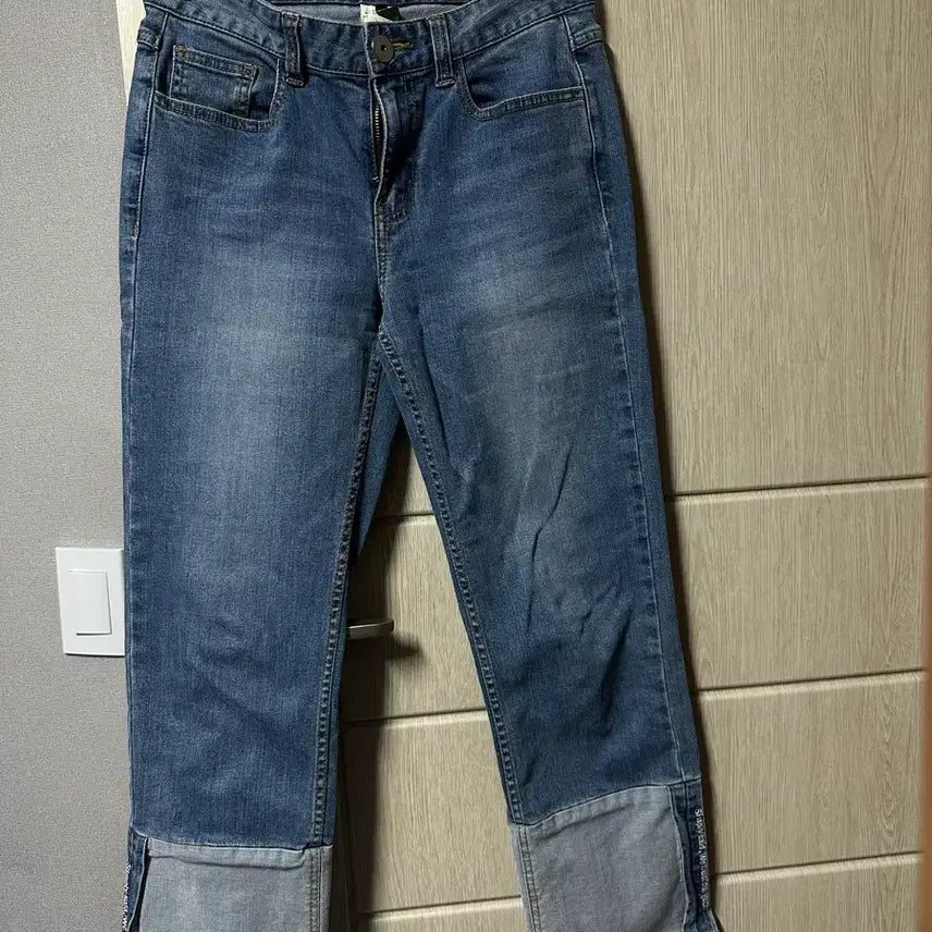 [BUNJANG] Benetton Roll-Up Denim Jeans / 베네통 롤업 데님 청바지 26 (42)